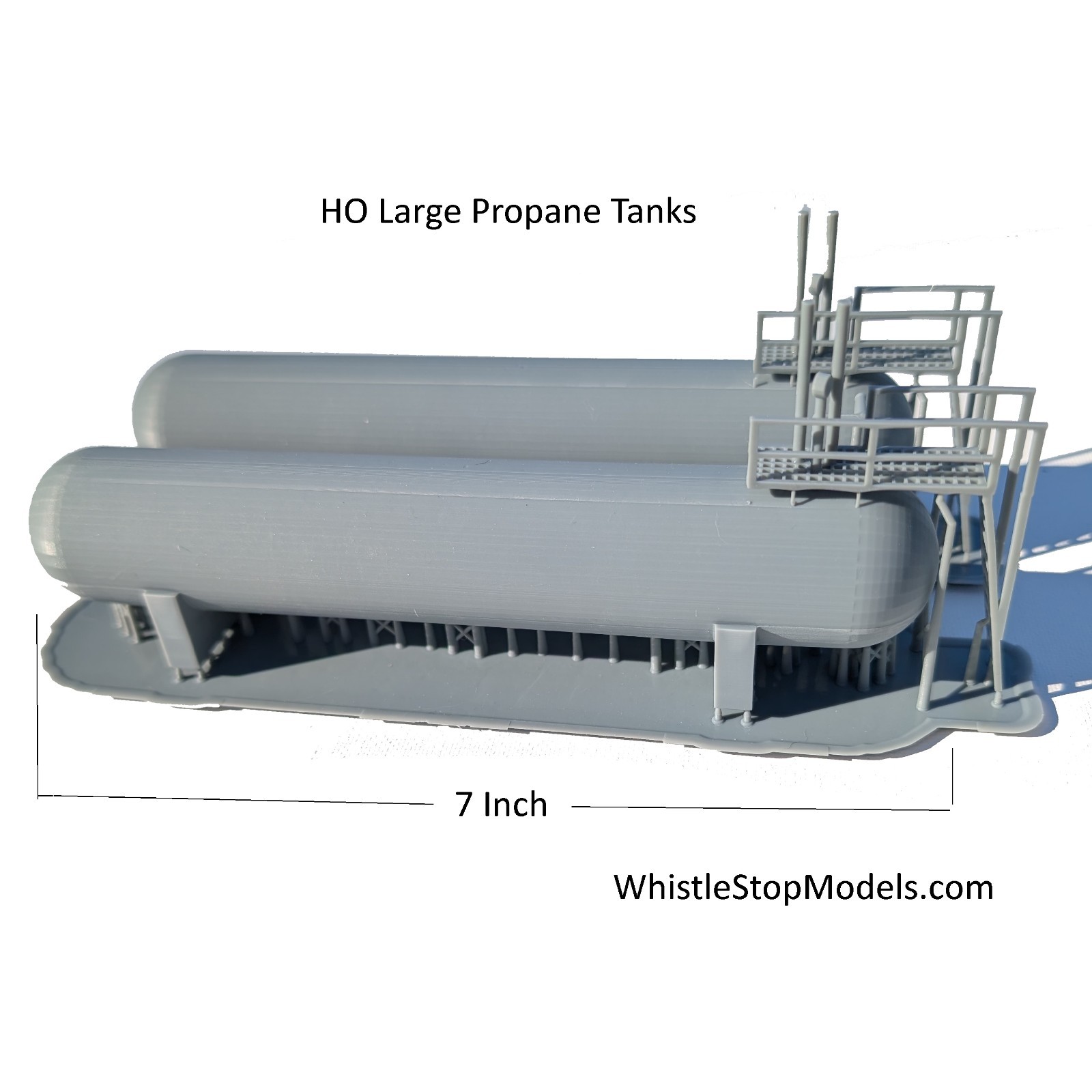 HO Scale 2 Large Propane Tanks