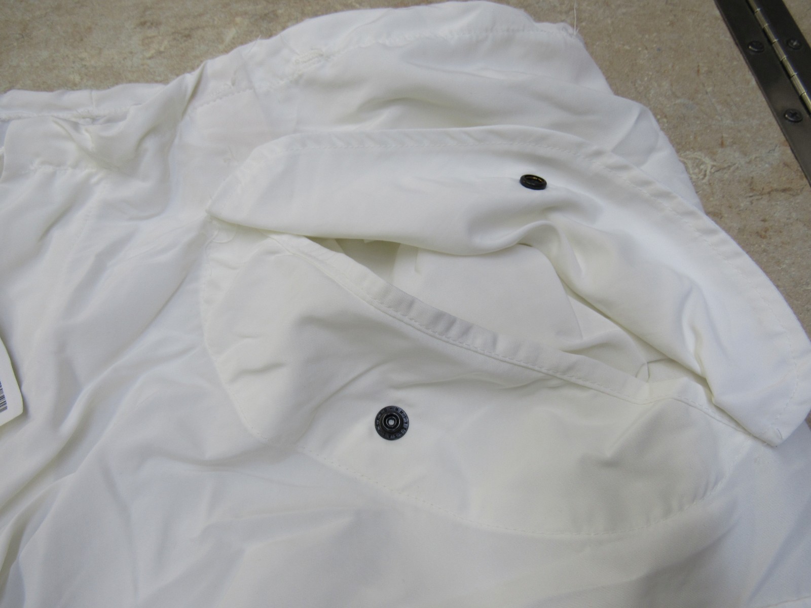 US GI Snow Camo Trousers Pants White Nylon Large Reg Tennier Industries 2018 NOS