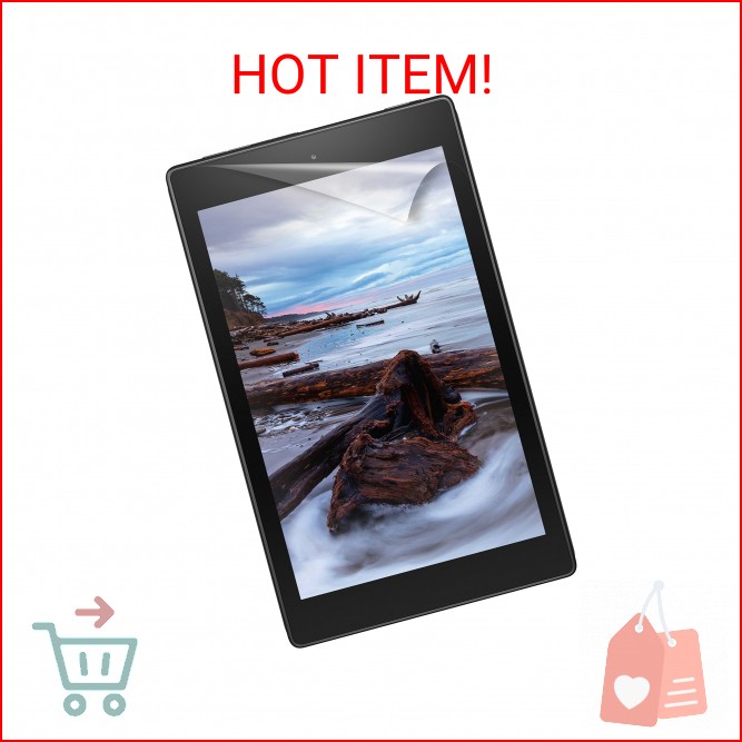NuPro Fire HD 8 Screen Protector Kit (2-Pack), Clear