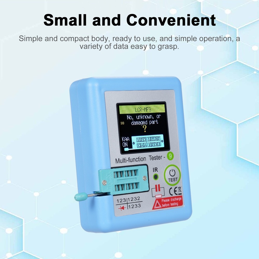 MF9 1.8'' TFT LCD Display Multi-meter Transistor Tester Diode Triode
