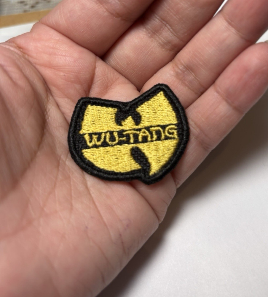 Wu Tang MINI Iron-On/Sew-On Embroidered Patch Wu-Tang Patch