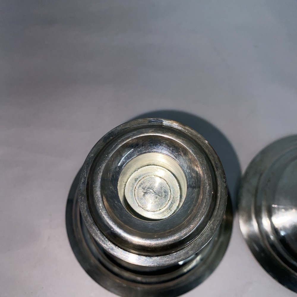 Pair Gorham Heritage EP Silverplate Candlesticks Height 3.5 Inch