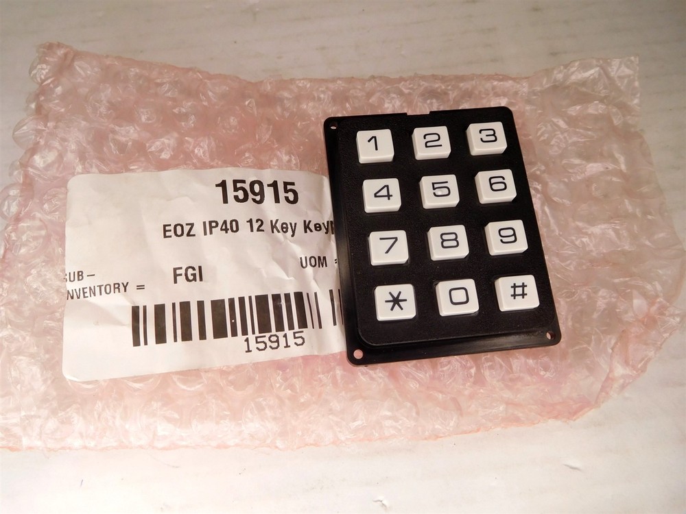 EOZ IP40 12 Key Security Keypad 15915 (020326)