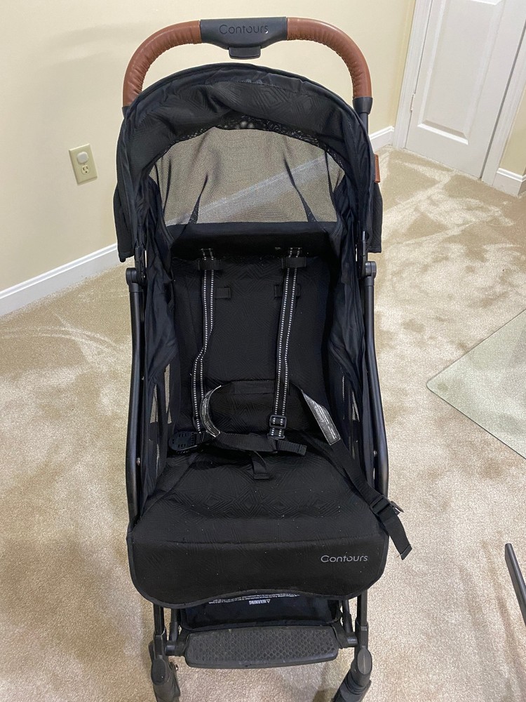 Contours Bitsy Elite Lightweight Stroller – Black – Compact Fold – Used
