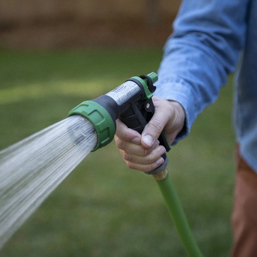 6in Cast Metal 5 Pattern Heavy Duty Watering Nozzle