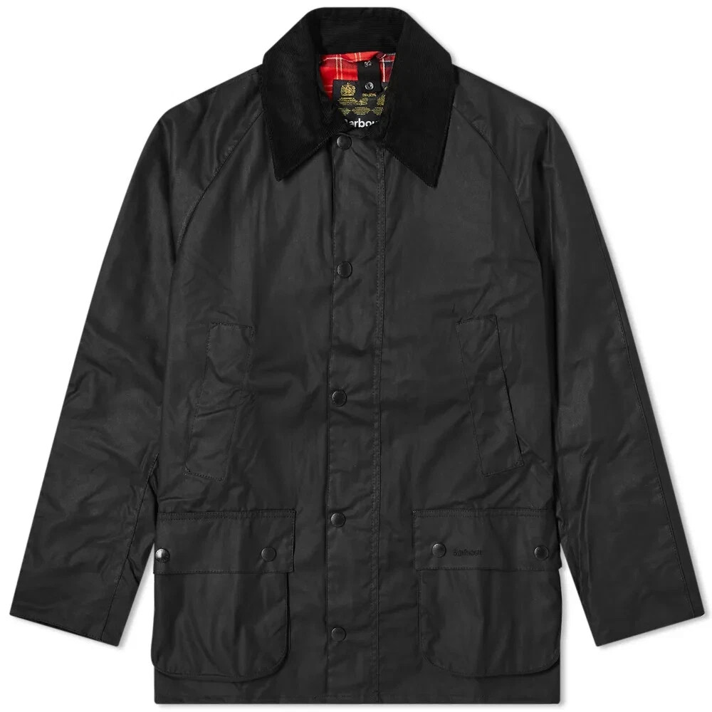 Barbour Ashby Wax Jacket in Black