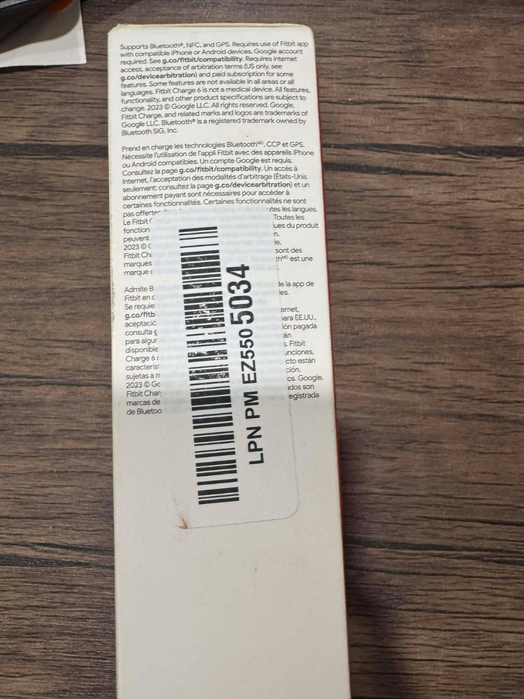 Fitbit Charge 6 Wristband Orange