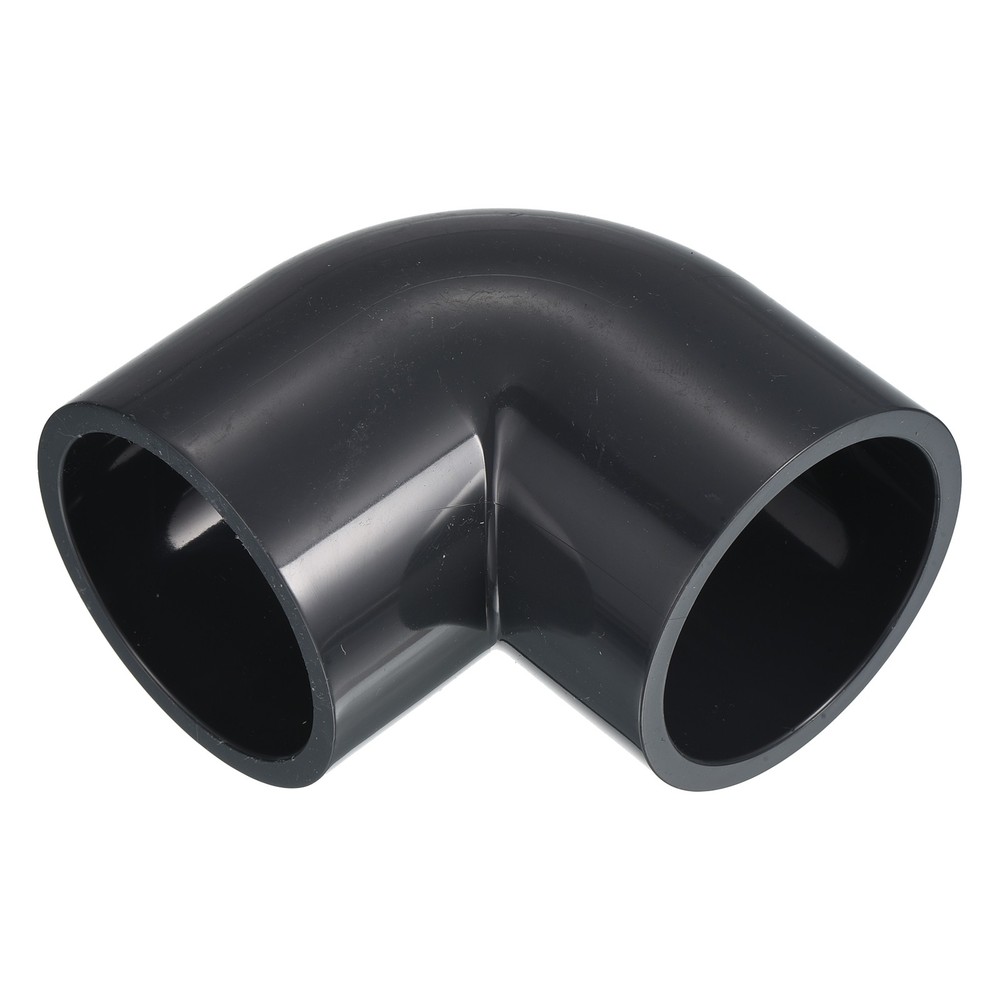 UPVC Pipe Fitting Elbow 50mm Socket 90 Degree Adapter Connector Gray