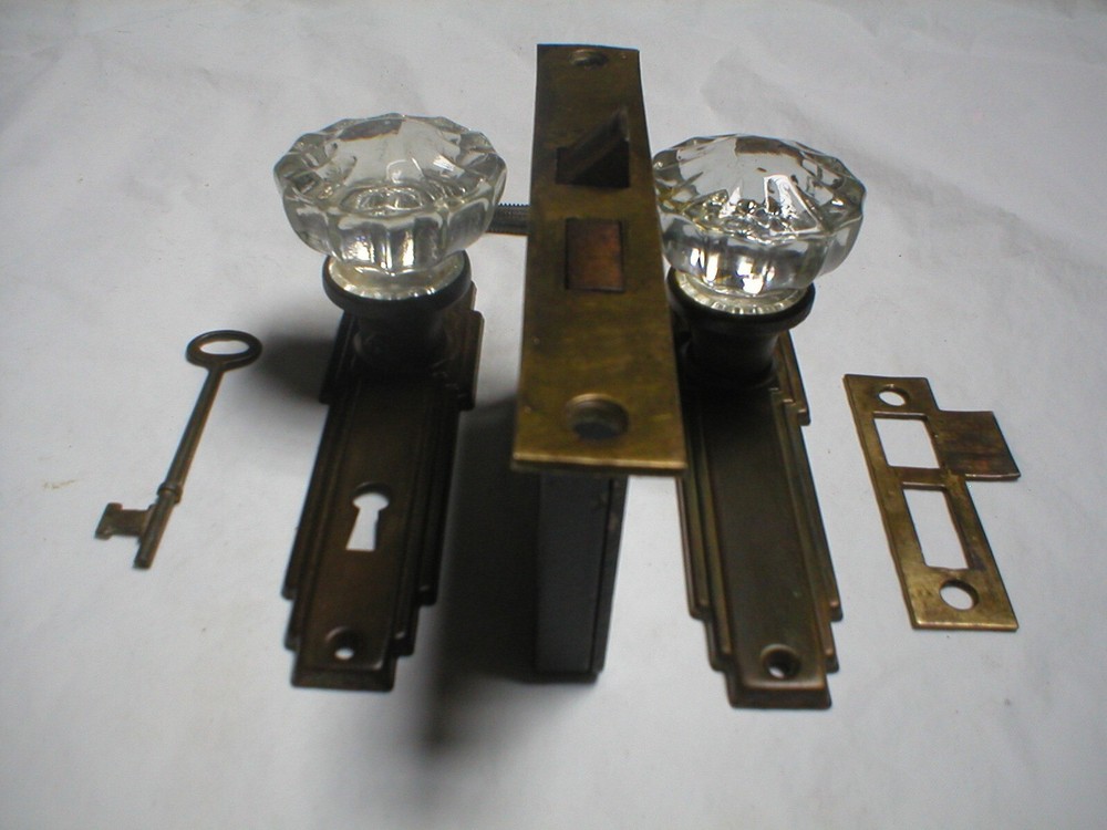 Antique Art Deco Era Door Hardware