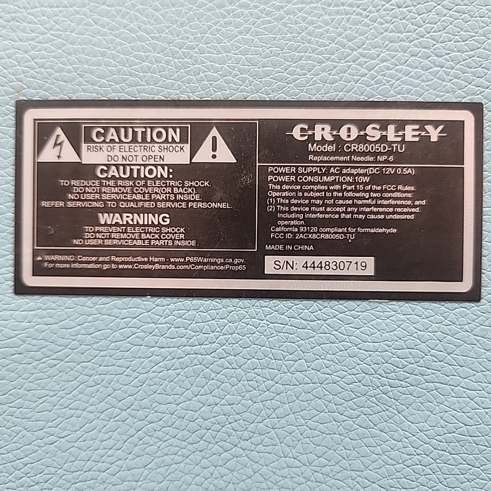 Crosley Bluetooth Portable Turntable Record Player [86]