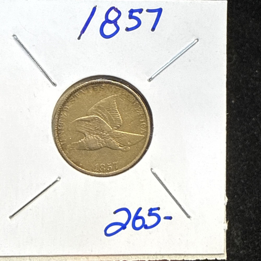 1857 Flying Eagle Cent Sharp Details Very Nice