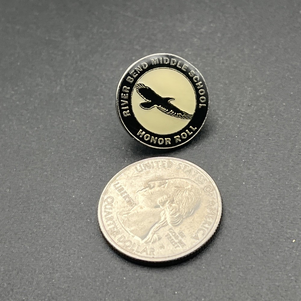River Bend Middle School Honor Roll Lapel Hat Pin