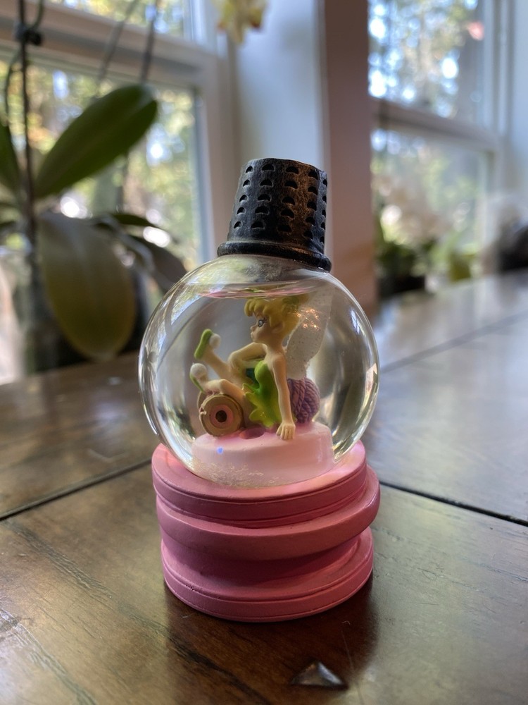 Tinker Bell sewing supplies Snowglobe