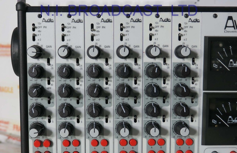 Audio developments ad146  6x stereo channel audio mixer
