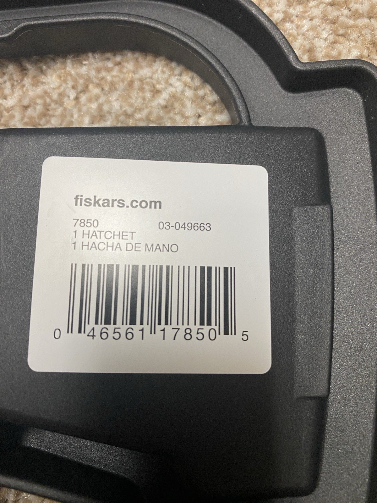 Fiskars Tools 14'' Hatchet Black/Orange Model #7850