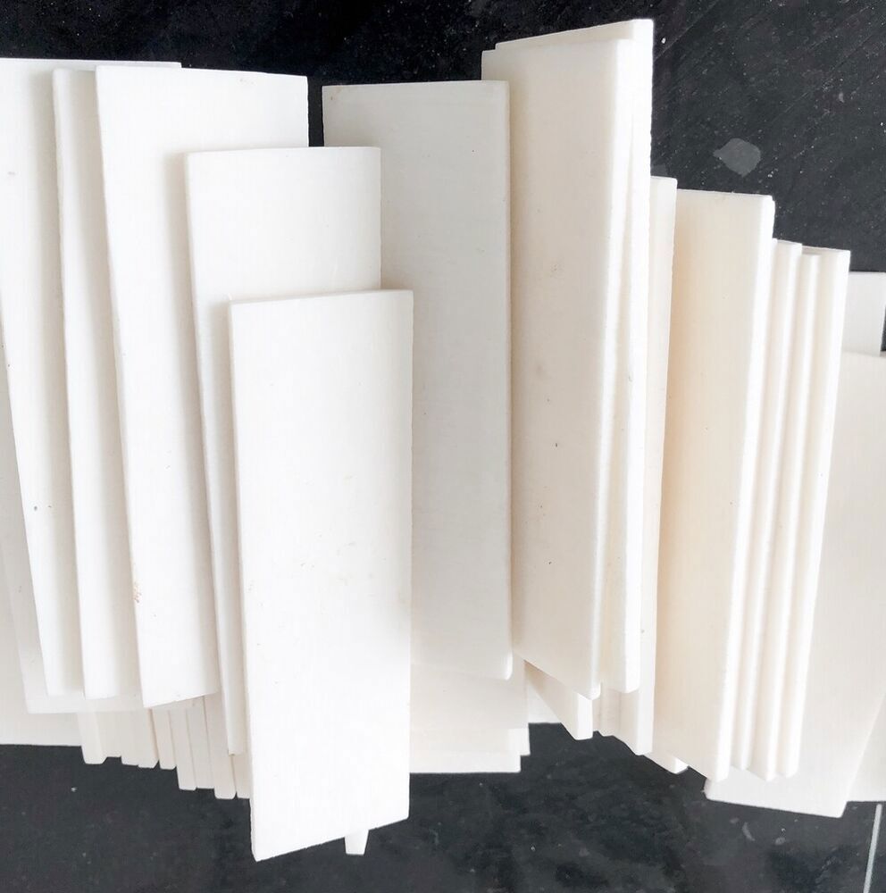 20x Buffalo Bone Flat Blank Slice 100x30x3mm