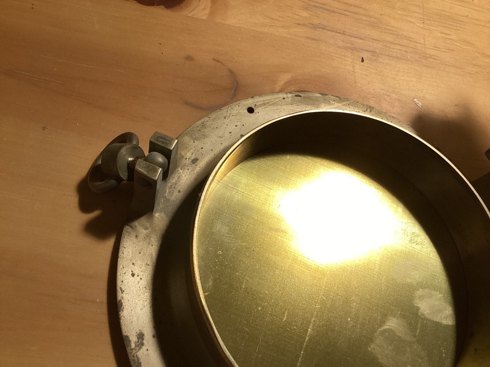 Vintage Accuracy Quartz Brass Clock