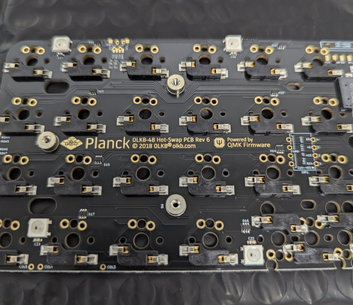 Drop+ OLKB Planck REV6 High-Pro Acrylic MX Compatible Plate No Keycaps/Switches