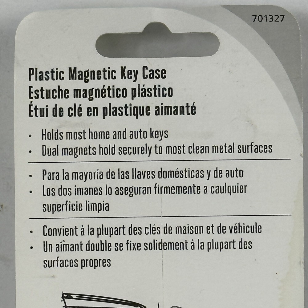 Hillman Plastic Magnetic Key Case (Home/Auto Hide-a-Key)