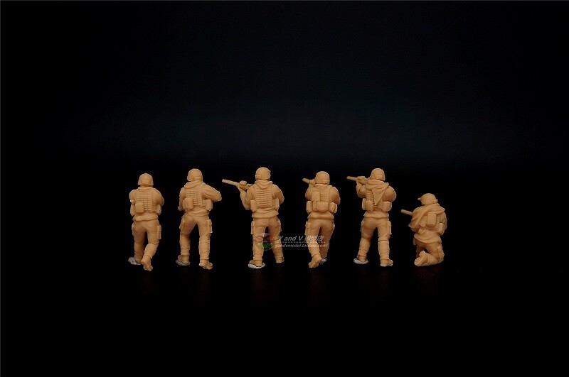 1/72 Modern "Arctic Fox Mercenary Corps Task team" 6 man model (3D printed)