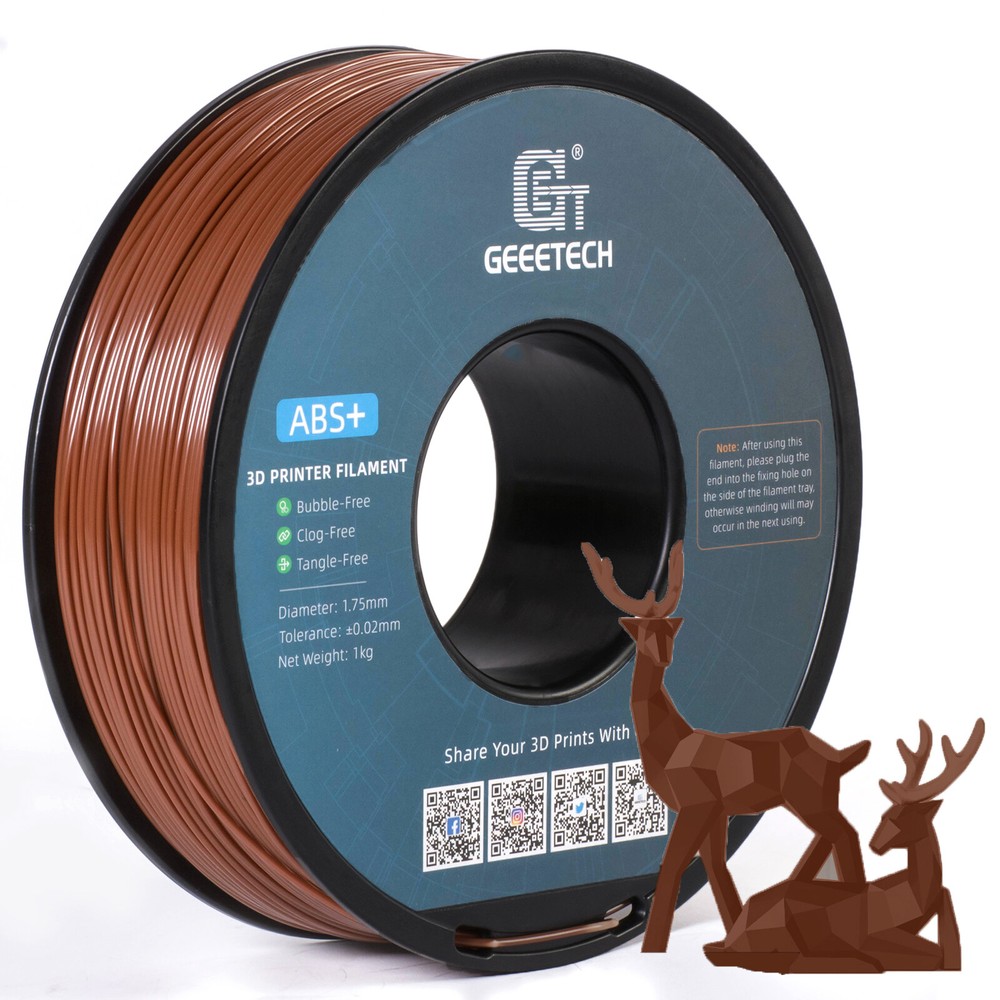 Geeetech 3D Printer Filament ABS+ 1KG 1.75mm Durable & Thermoplastic Consumable