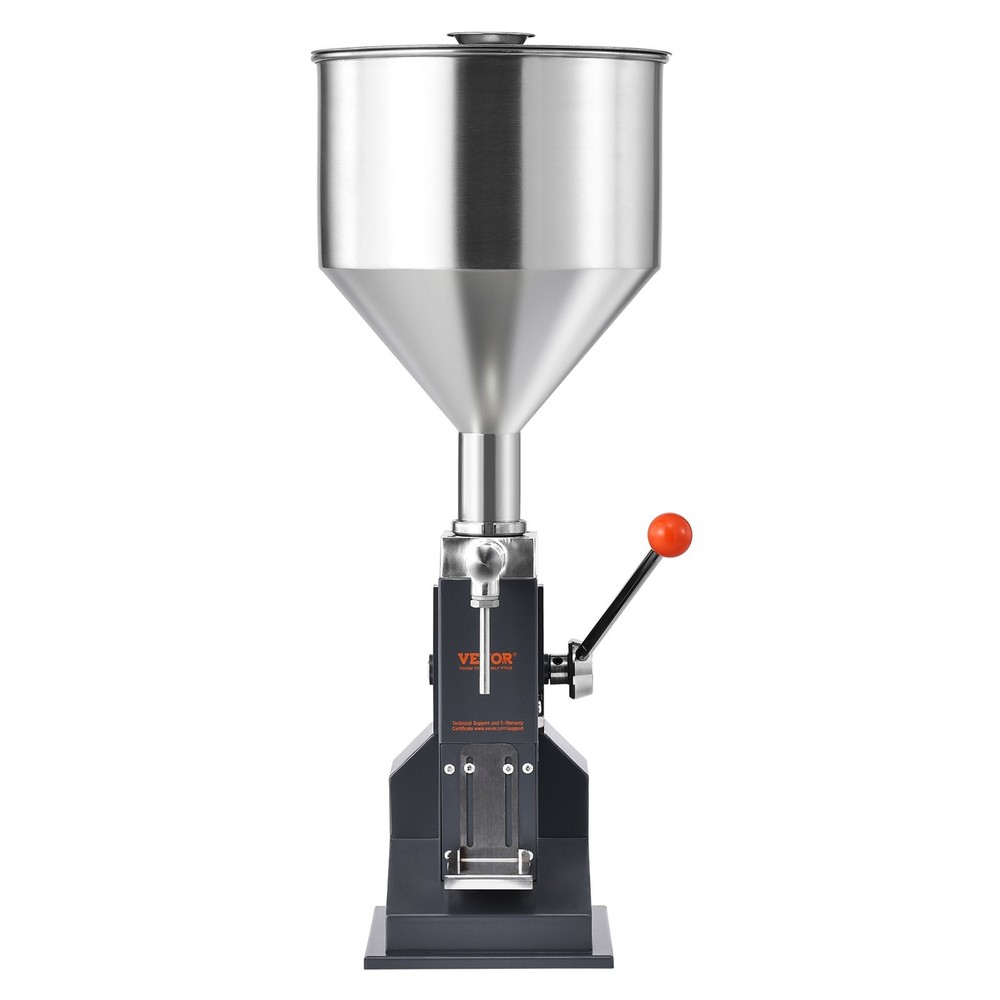 Manual Paste Liquid Filling Machine, 5-100ml Bottle Filler, Adjustable Bottle