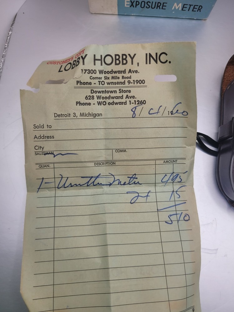 Unittic Photo Electric Exposure Meter