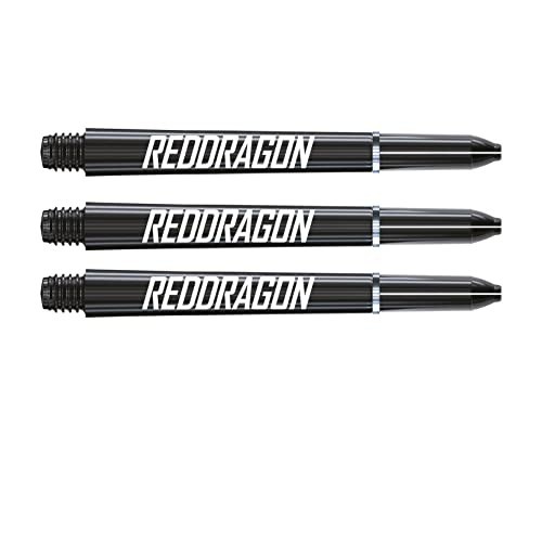 Soft Tip Darts Set - 18g/20g, Black & Red Stems, Black Flights, Precision Throwi