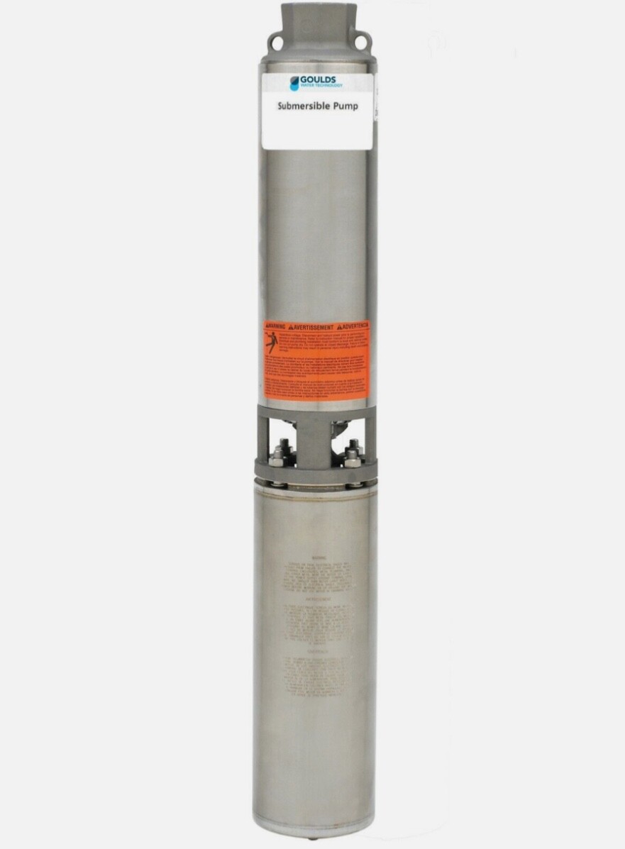 Goulds 10GS05422C, 10GPM, 1/2HP, 230V, 2 Wire, 4" Stainless Steel Well Pump NIB