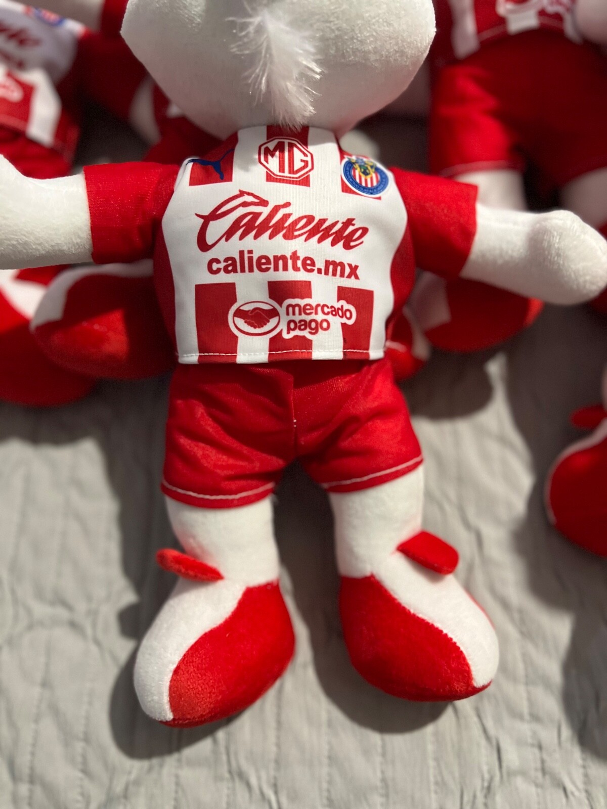 STUFFED ANIMAL CHIVAS RAYADAS DEL GUADALAJARA LIGA MX MASCOTA
