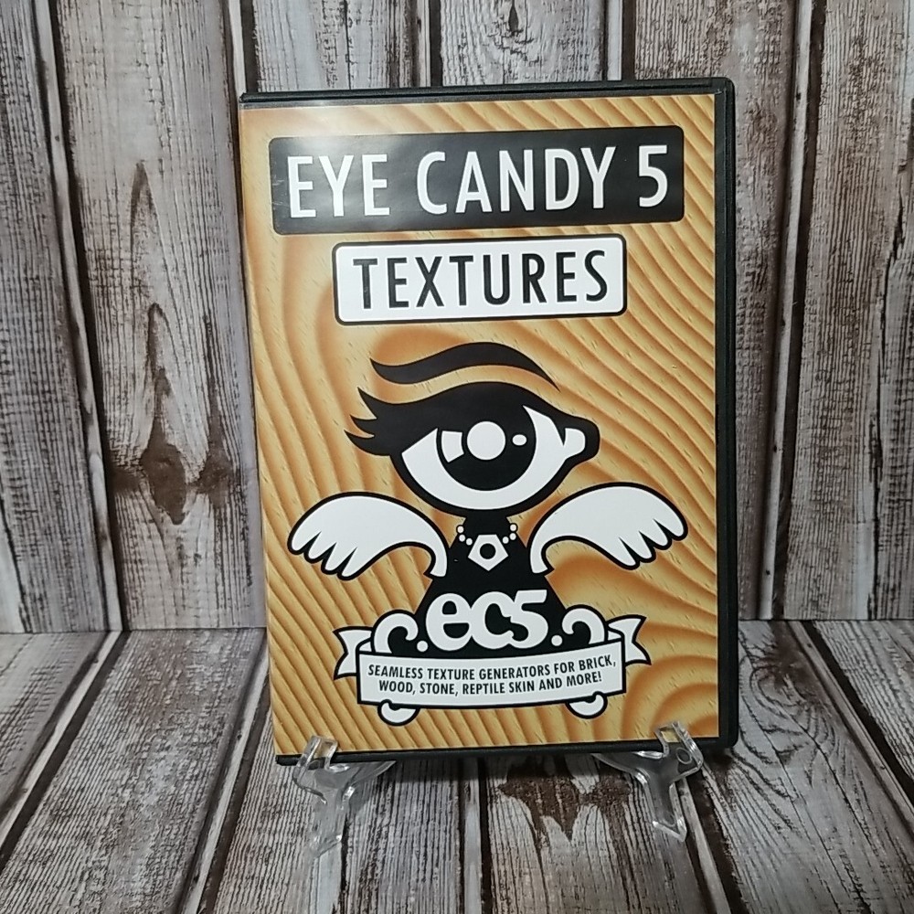 Alien Skin Software Eye Candy 5: Textures 5.0 Seamless Texture Generator w/ Book