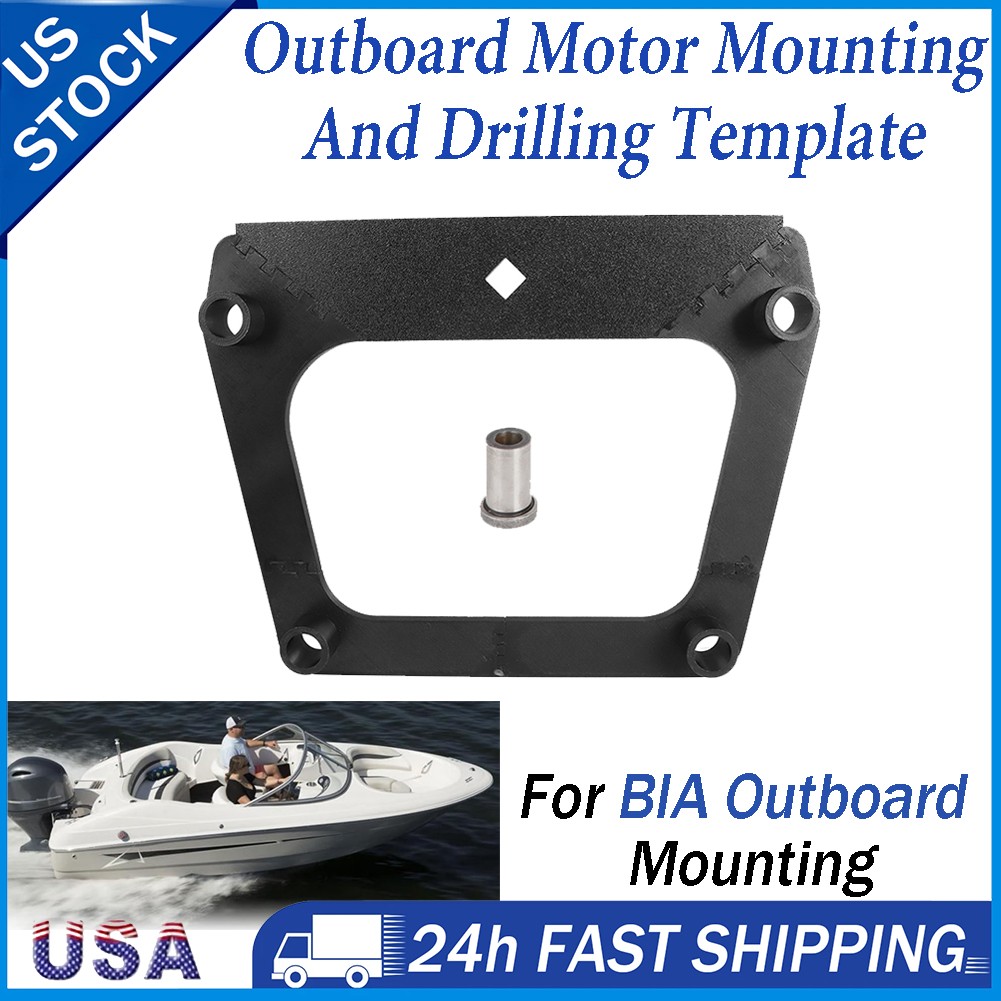 For BIA Outboard Boat Motor Mounting And Drilling Template w/ 1/2" Steel Bushing