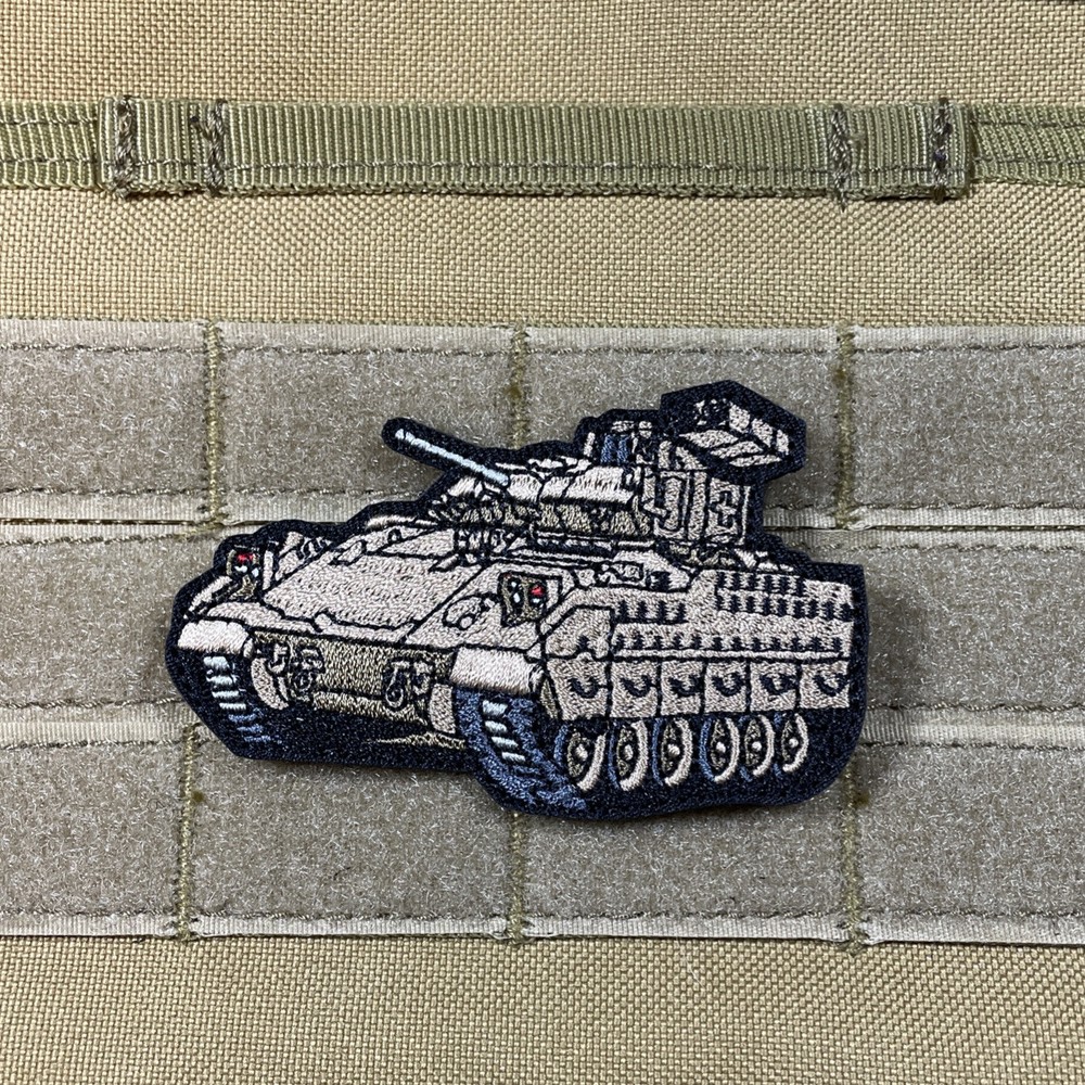 M2 Bradley Vehicle BFV APC Army Tactical Patch Hook Loop Backing