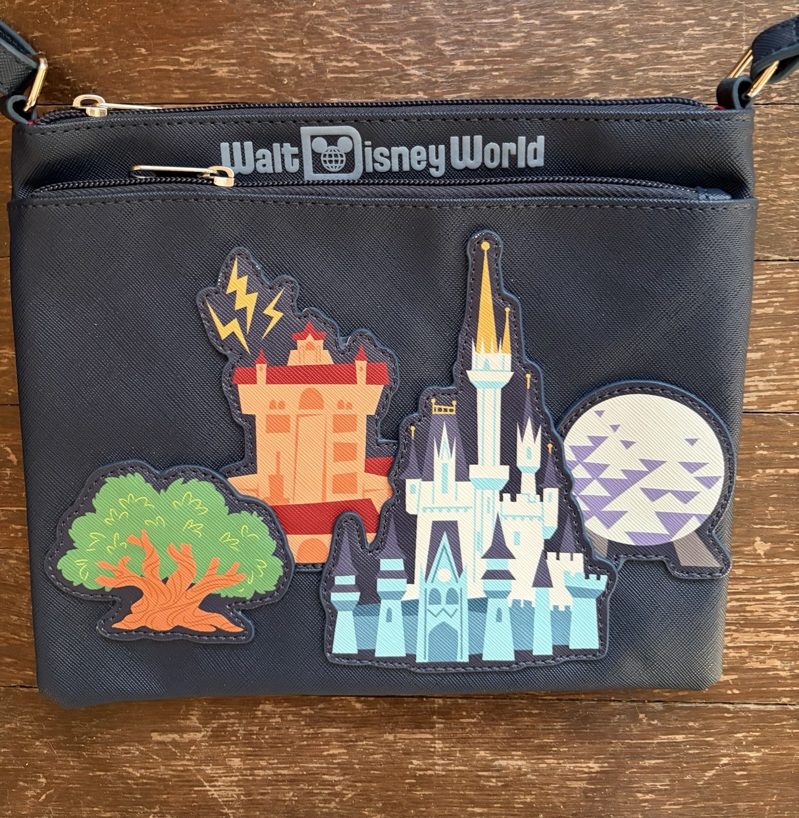 Walt Disney World Navy Crossbody Bag Disney Parks
