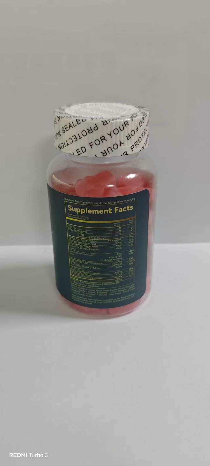 3 Packs WEEM Hair Skin and Nails Gummies, Vegan biotin Vitamins, Healthy Hair