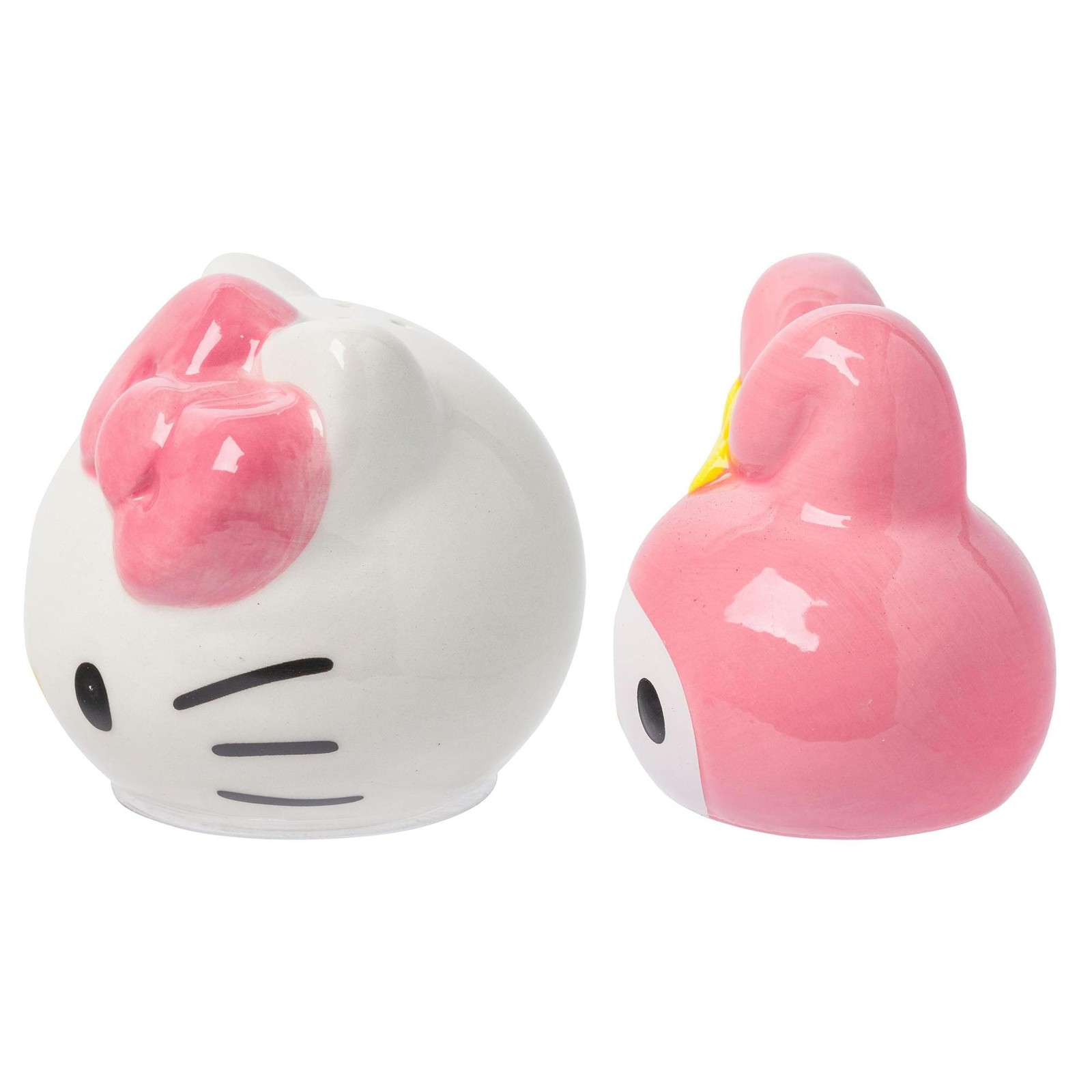 Sanrio Hello Kitty and My Melody Ceramic Salt and Pepper Shaker Set