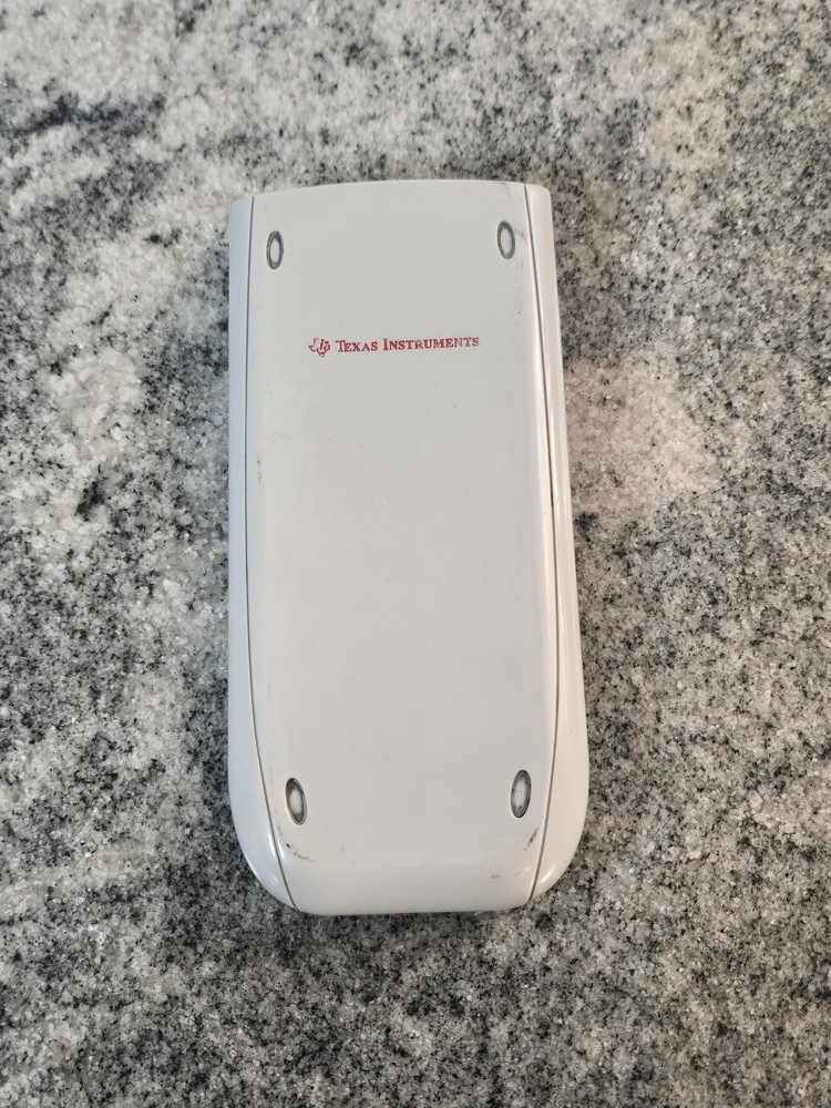 Texas Instruments TI-84 Plus Graphing Calculator Handheld Black White Math LCD