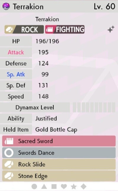 ✨Shiny✨ Terrakion For Sword & Shield