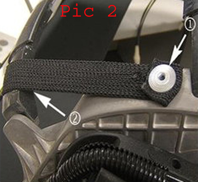 IMPROVED ! Corvette Convertible Elastic Straps GM PN 89024073