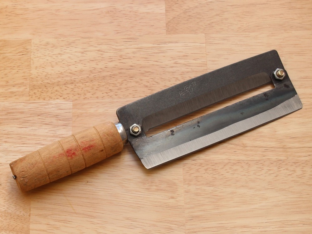 2 Pack - Sugarcane Peeler Knife - Double Function, Sharp, Fast Peel Pro