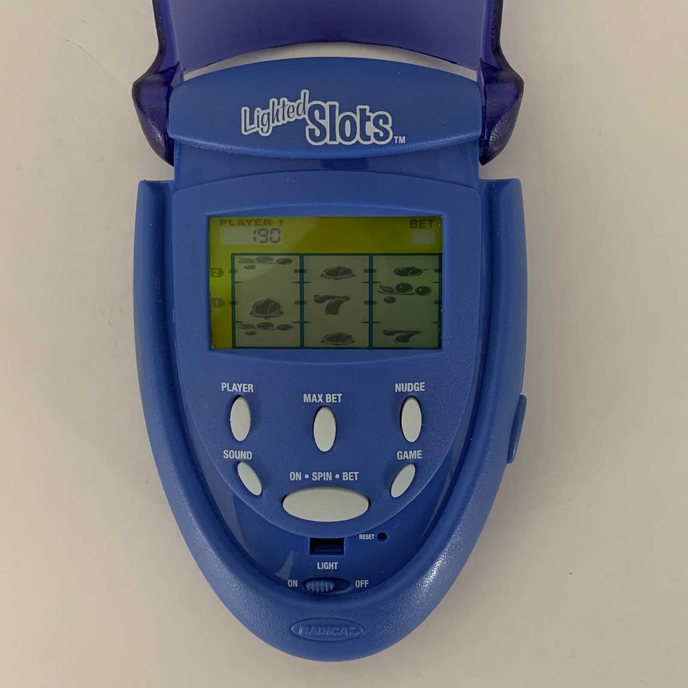 Handheld Electronic Game 2003 Radica Lighted Slots Tested Worked B-B