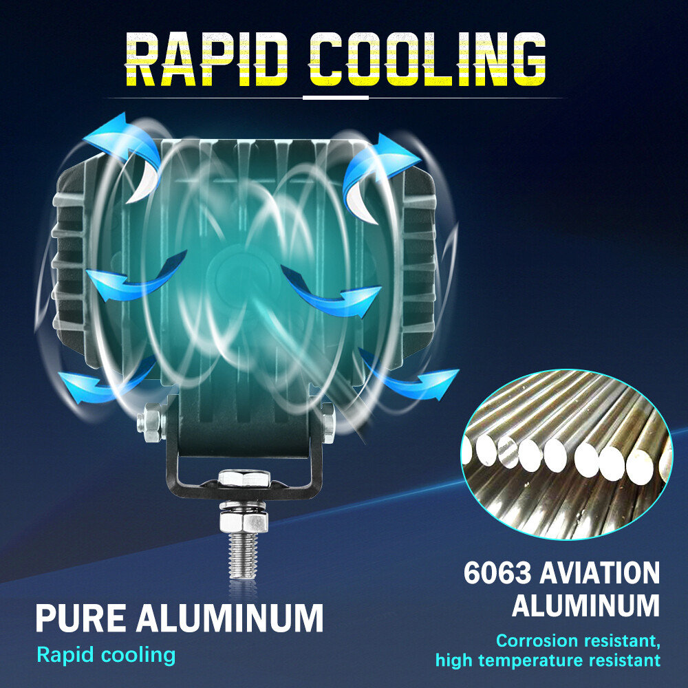 Slim Roof 50" + 7" LED Light Bar + 4" White Pods Wire Kit For Can-Am Maverick X3