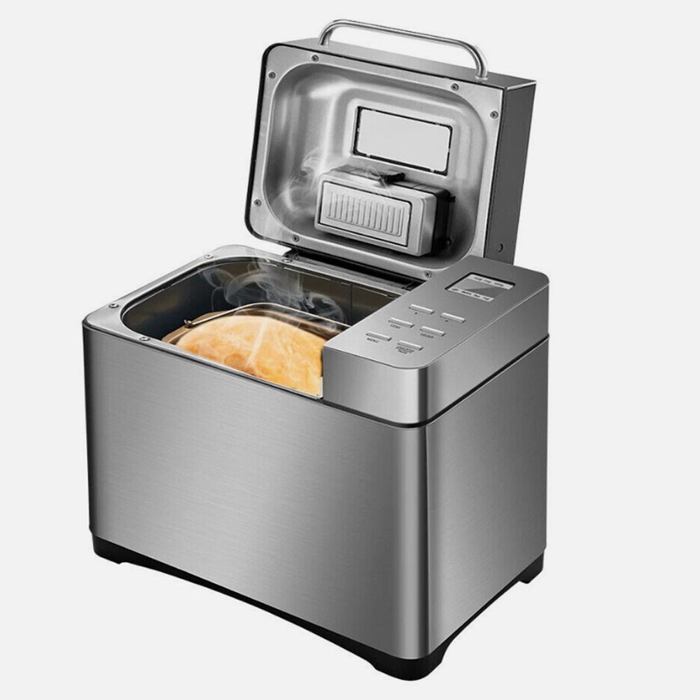 17-in-1 Automatic Bread Maker 2LB 650W Stainless Steel Bread Machine