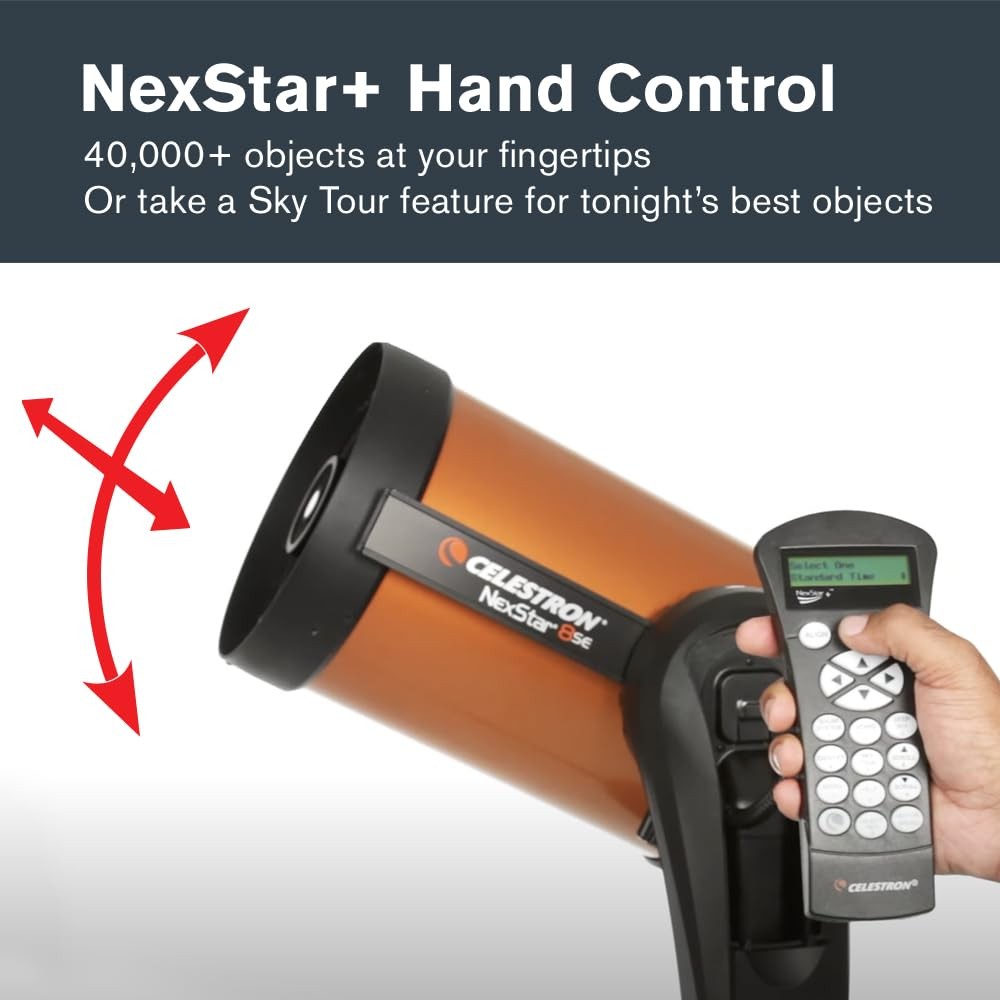 Celestron NexStar 8SE Computerized Telescope – 8-Inch Schmidt-Cassegrain Optical