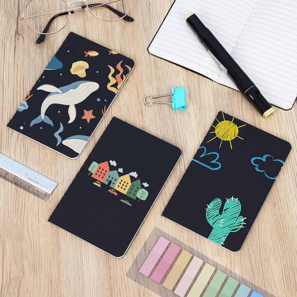 Poet Notebook., Lined Small Notebooks, Bla Softcover Memo