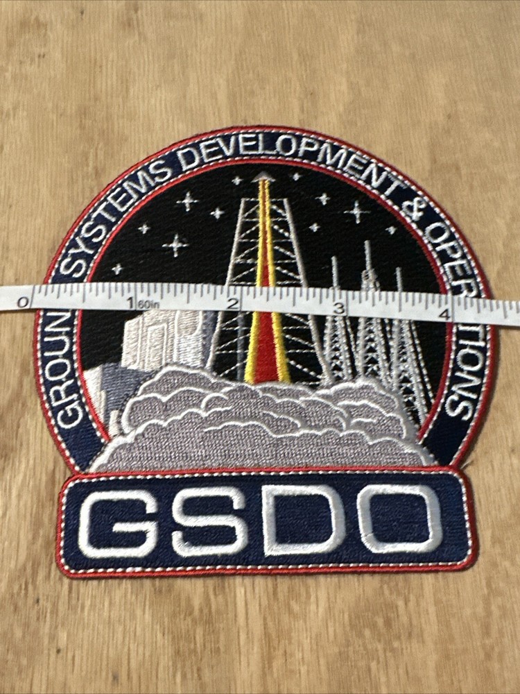 NASA Patch GSDO Ground Systems Development & Operations Embroidered Jacket Shirt