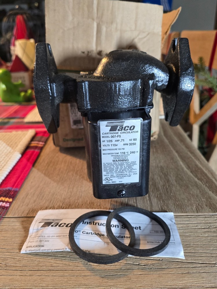 Taco 007-HF5 Circulator Pump "Black"