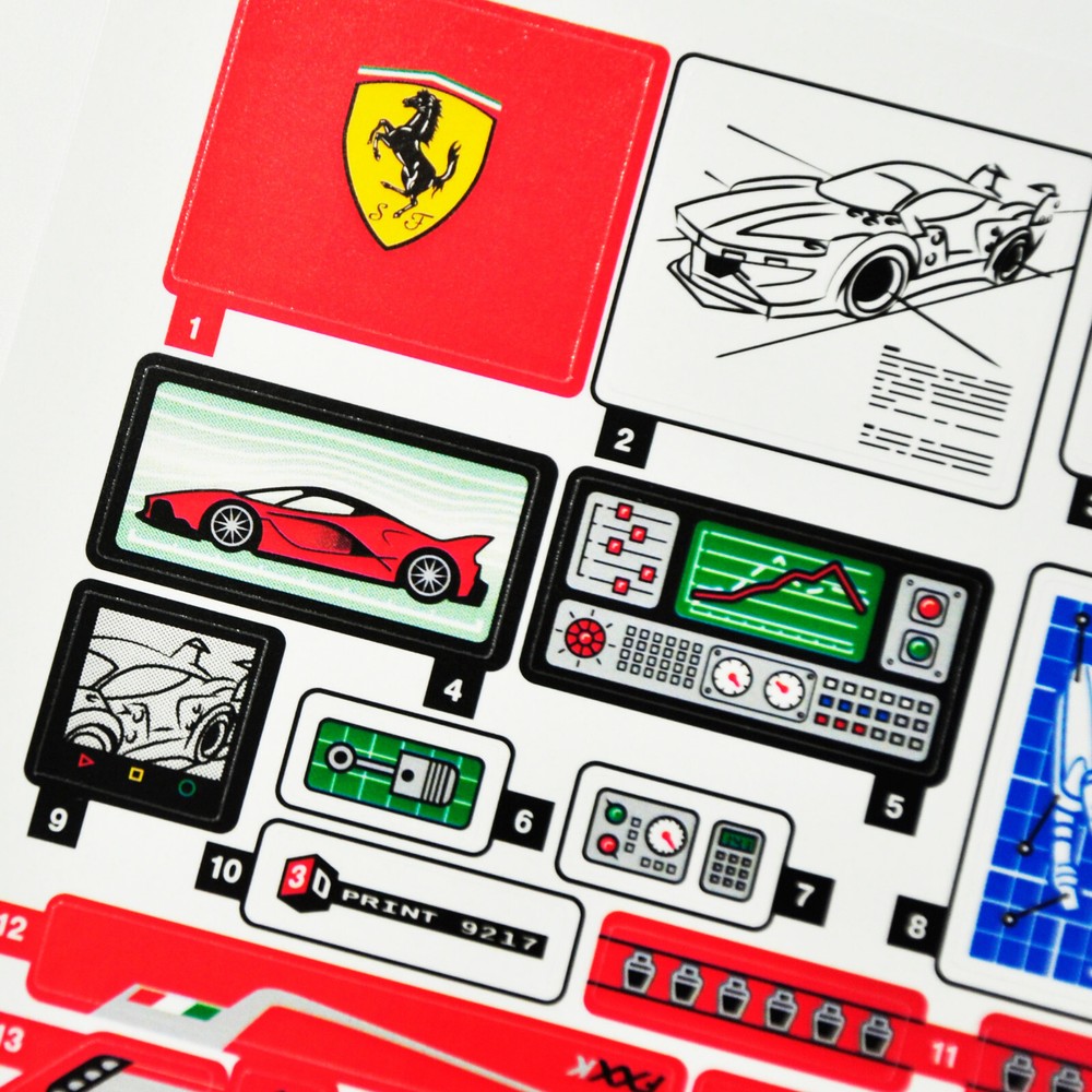 Replacement sticker for set 75882 Precut sticker