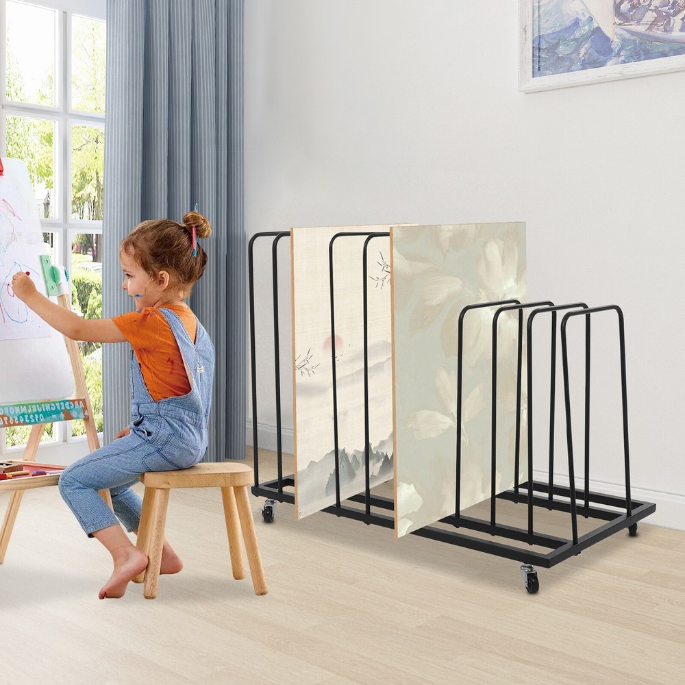Art Drying Rack with Wheels – Durable, Spacious, Modern Design for Artists