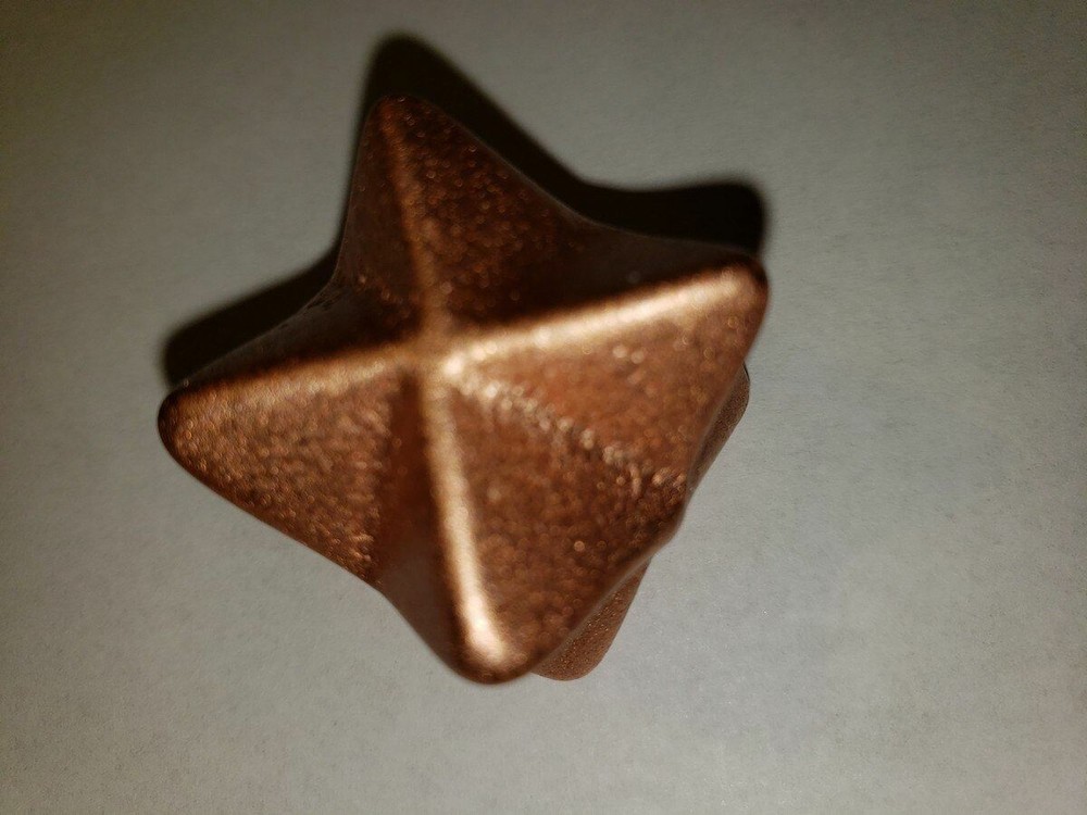 1.25 Inch Solid Copper Merkaba